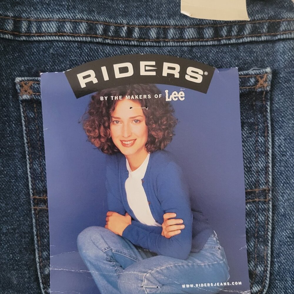 Riders by Lee, Eased Fit, Straight leg jeans, dark stone, size Misses 10 Long